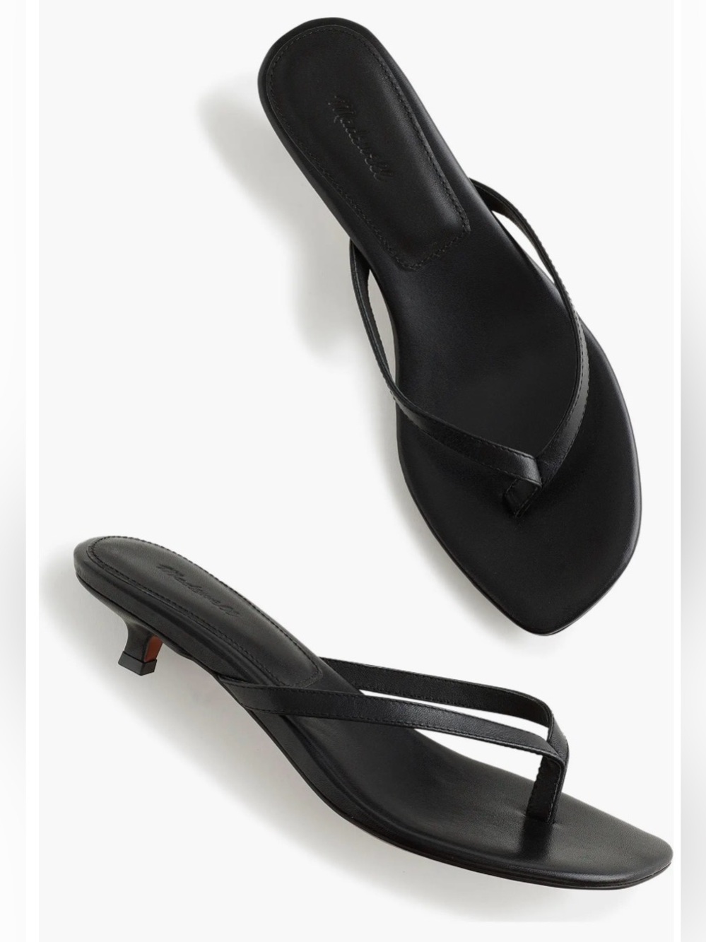 Madewell Women’s The Chiara Kitten Heel Thong Sandal.8.5.NWT.